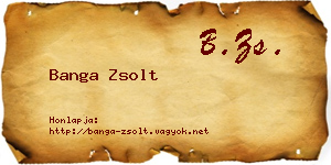 Banga Zsolt névjegykártya